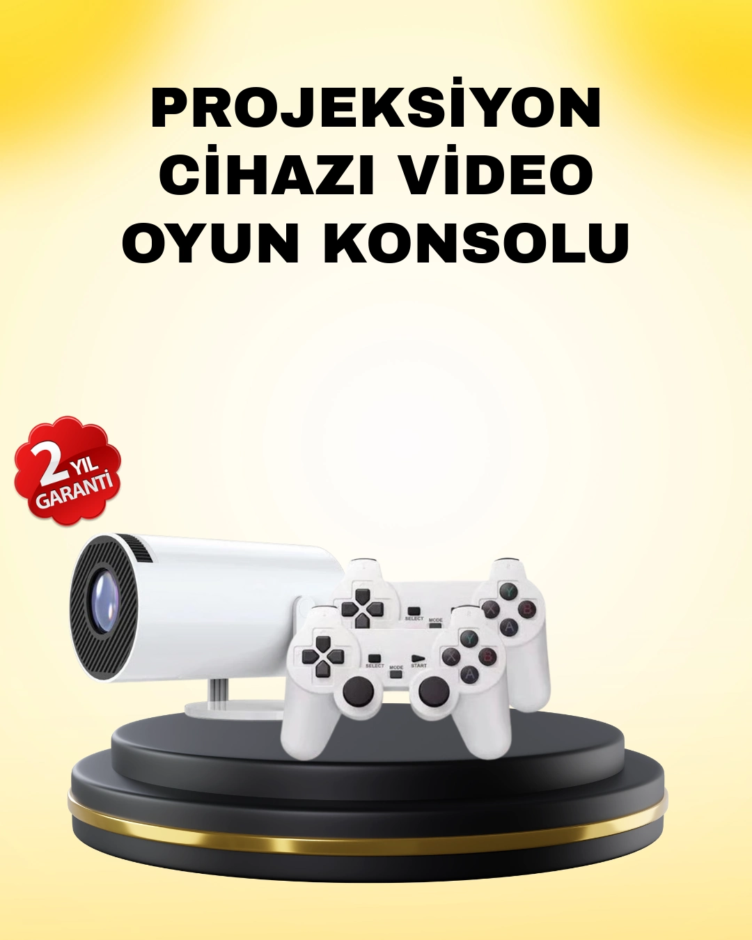 Film Dizi Ve Oyun İçin Taşınabilir Kablosuz Mini Projeksiyon ( Lisinya )