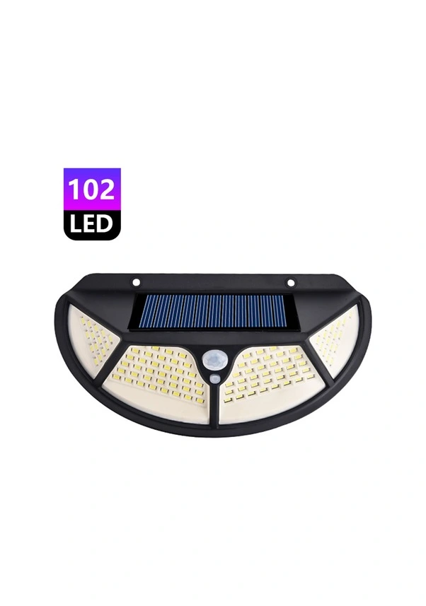 Fonksiyonel Sensörlü 102 Ledli Solar Bahçe Lambası ( Lisinya )