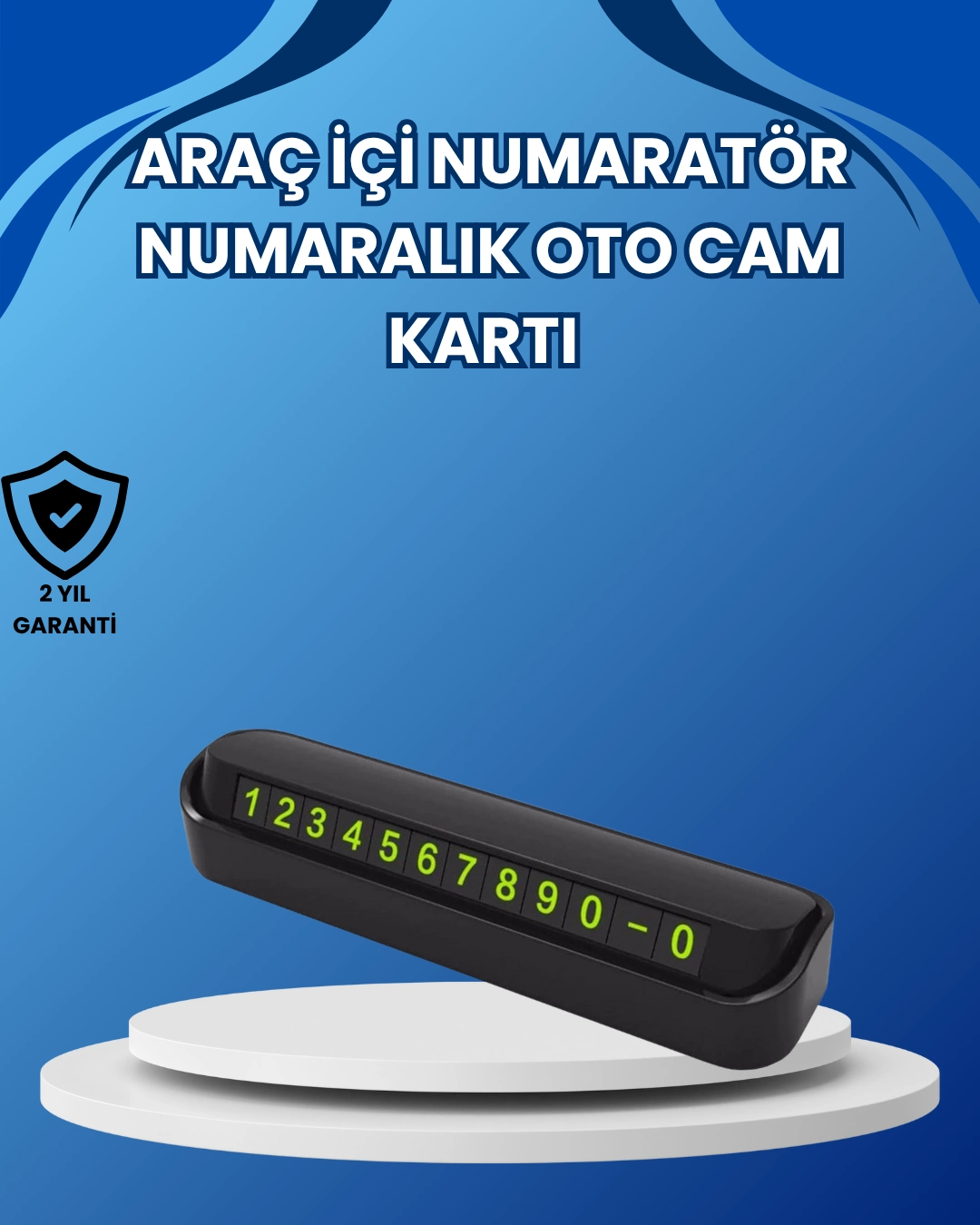 Fosforlu Araç İçi Park Numaratörü – Gece Görünümlü Şık Çözüm ( Lisinya ) Fosforlu Araç İçi Park Numaratörü – Gece Görünümlü Şık Çözüm ( Lisinya )