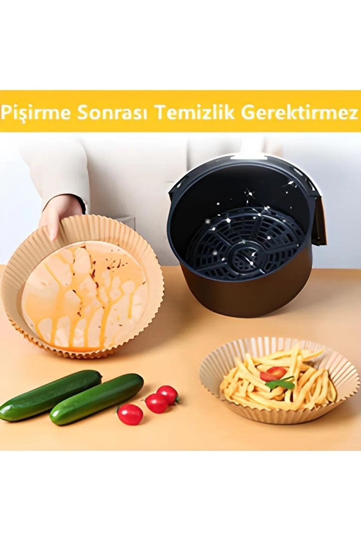 Fritöz Pişirme Kağıdı 50 Adet ( Lisinya )