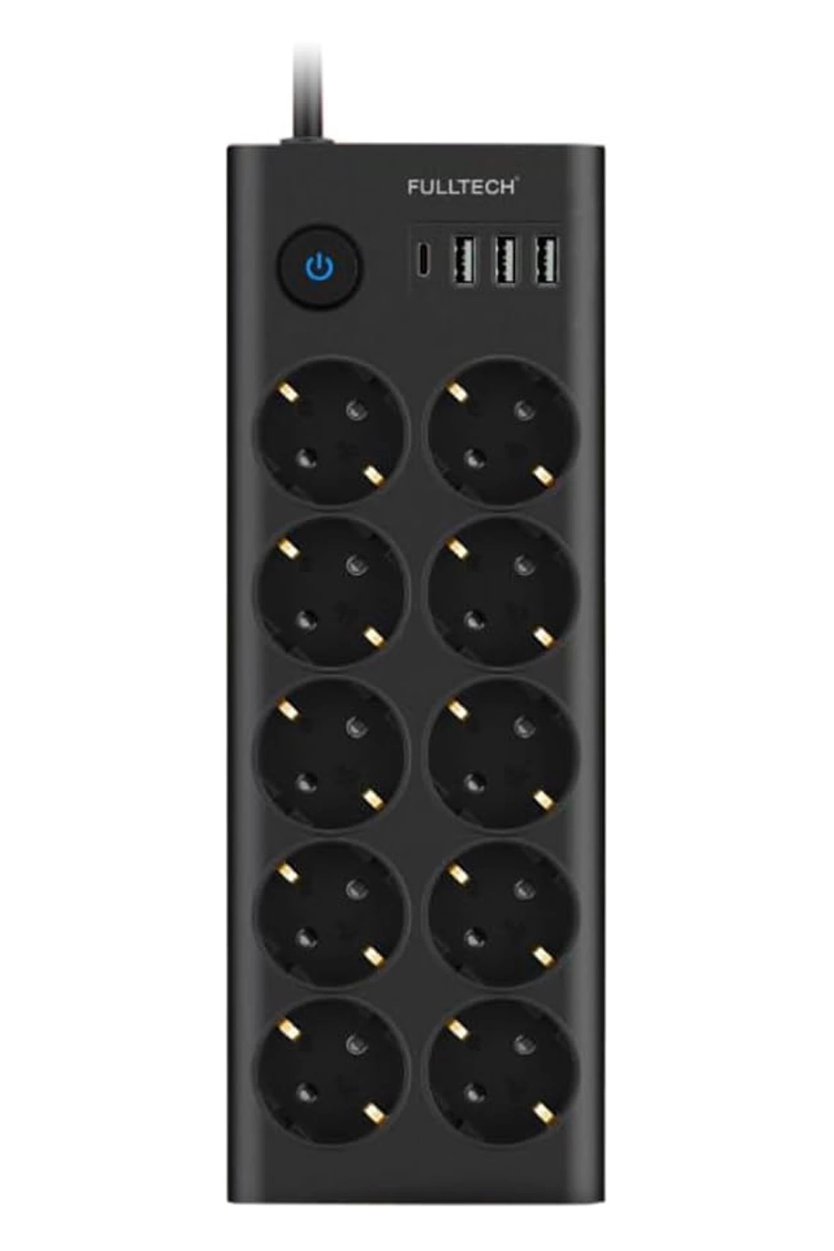 Ftr14 Type-c Girişli Akım Korumalı 10’lu Priz, 3 Usb ( Lisinya )