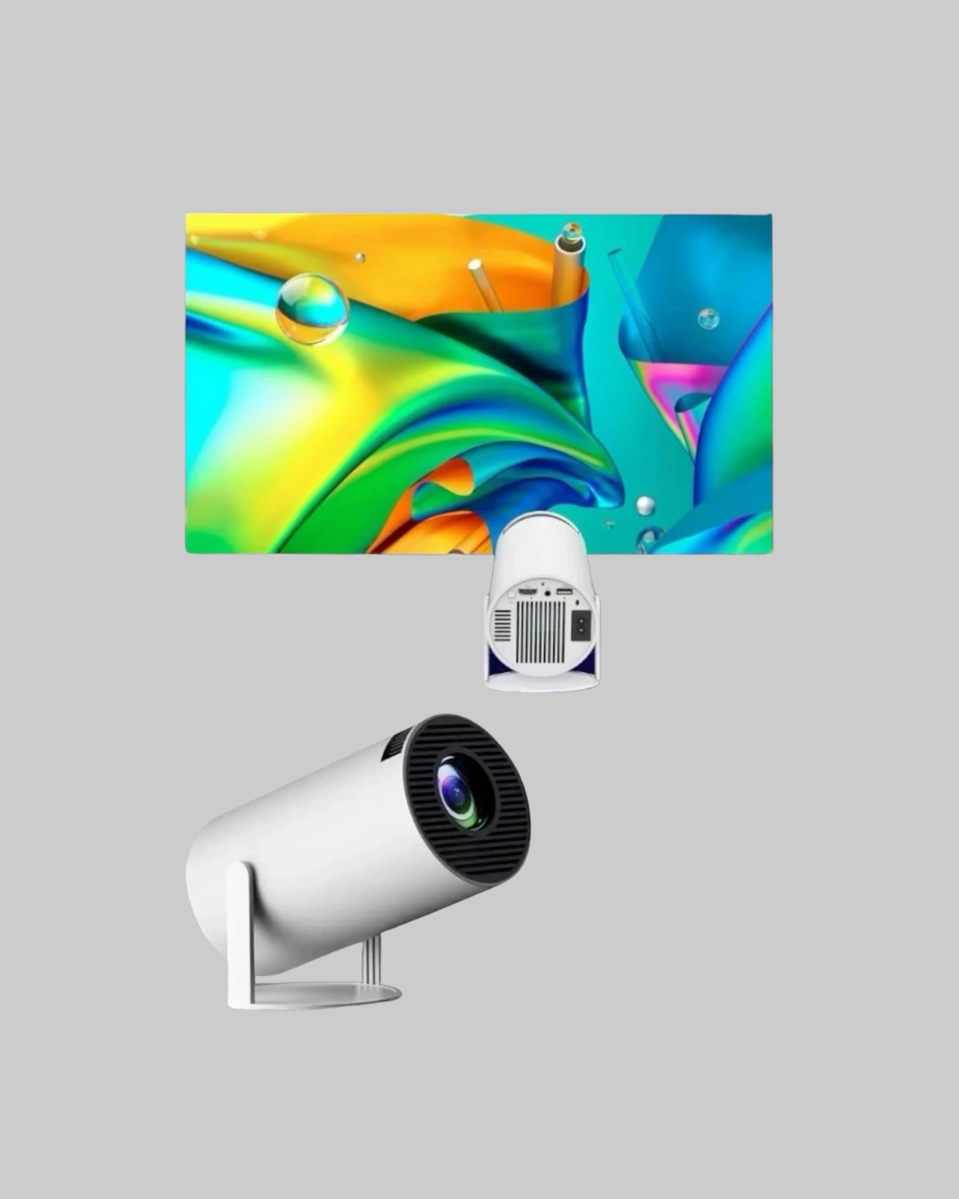 Full Hd 4k Destekli Akıllı Projeksiyon – 130 İnç Ekran, Uzun Ömürlü Ampul Ve Çoklu Giriş ( Lisinya )