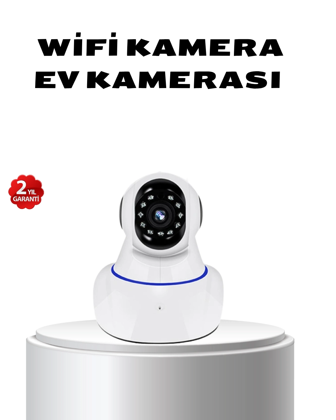 Full Hd Akıllı Ip Kamera – Gece Görüşlü, Hareket Sensörlü, Çift Yönlü Ses Ve Online Kayıt Özellikli ( Lisinya )