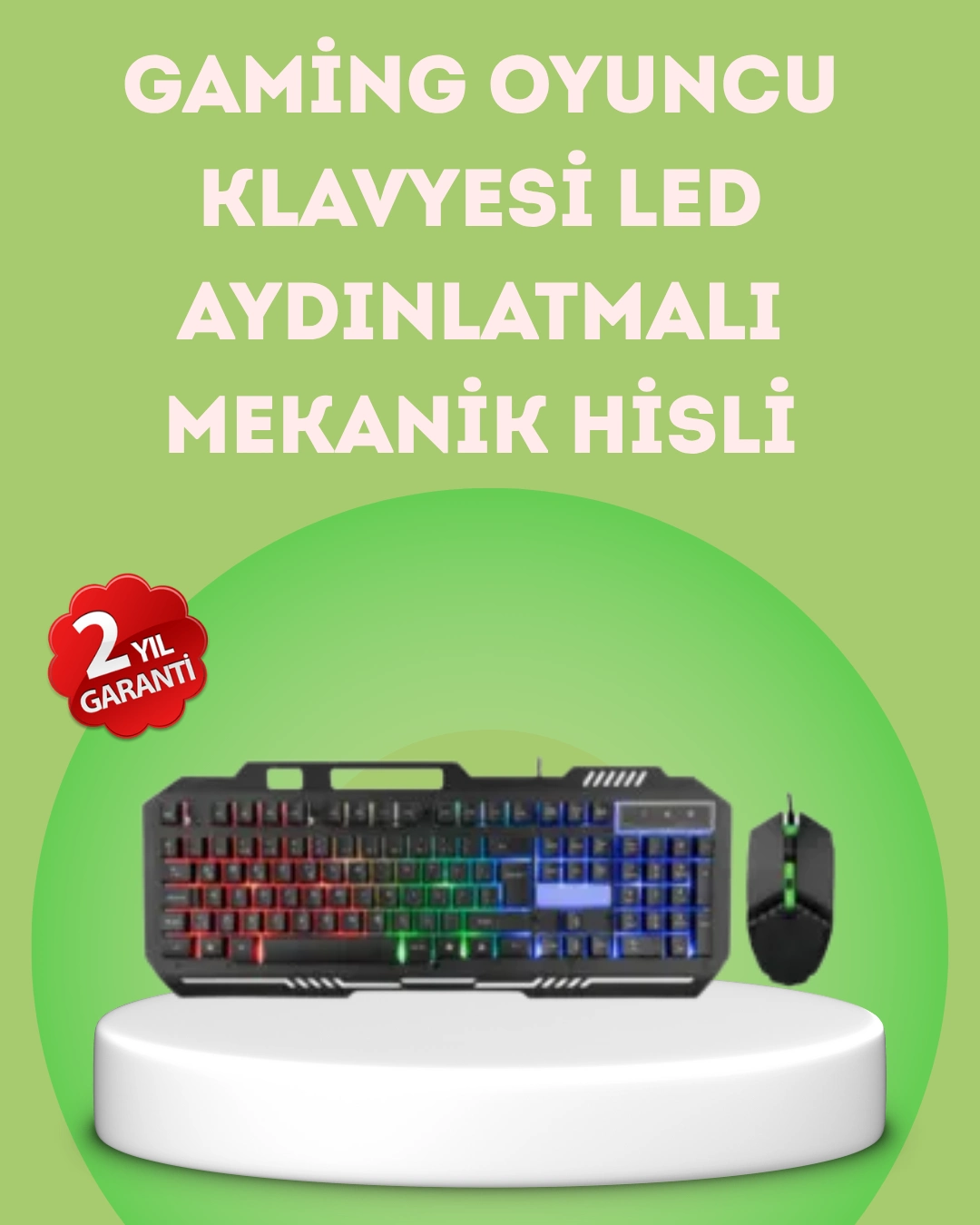 Klavye Ve Mouse Seti Pg8018 – Dayanıklı Tuşlar, Hızlı Komut ( Lisinya )
