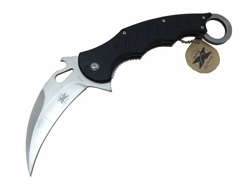 Gear X 0561 Karambit Outdoor Çakı 23 Cm - Otomatik, Kılıflı ( Lisinya )