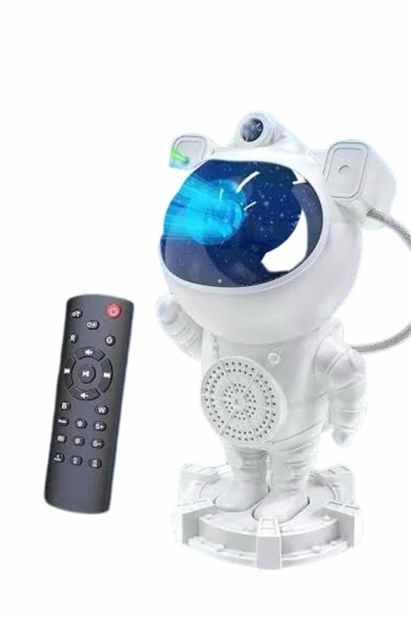 Gece Lambası Astronot Bluetooth Hoparlörlü Galaksi Işık Projektörü ( Lisinya ) Gece Lambası Astronot Bluetooth Hoparlörlü Galaksi Işık Projektörü ( Lisinya )