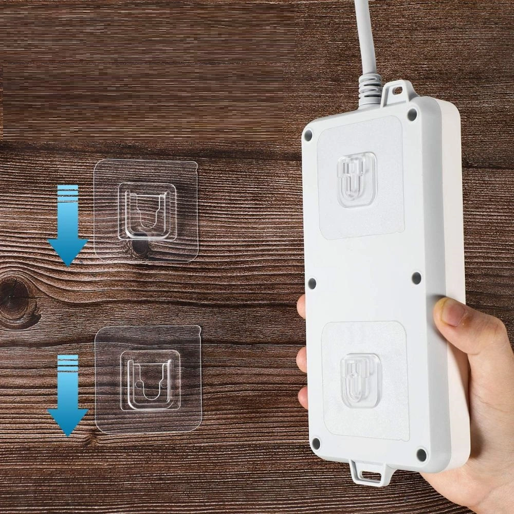 Geçmeli Klips Eşya Sabitleme Askısı 6lı Set ( Lisinya )