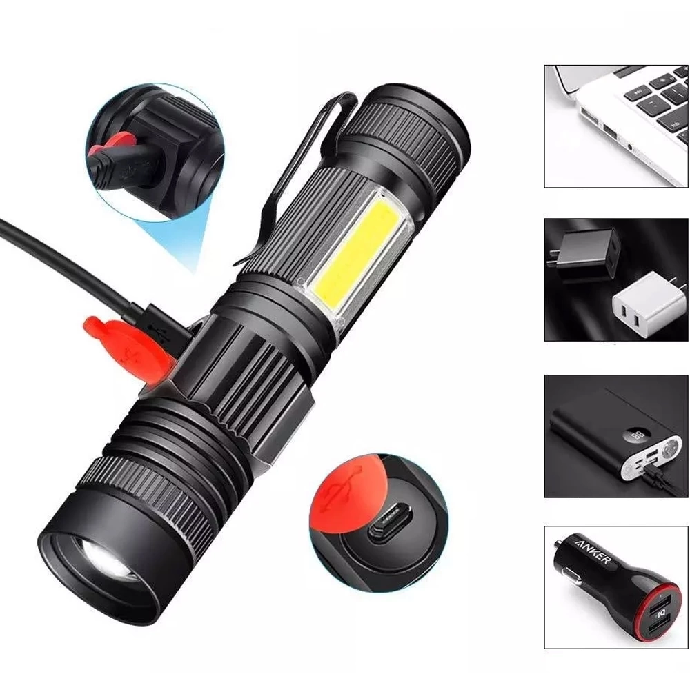 Geniş Açılı P50 Led Şarjlı El Feneri Wt-601 ( Lisinya ) Geniş Açılı P50 Led Şarjlı El Feneri Wt-601 ( Lisinya )