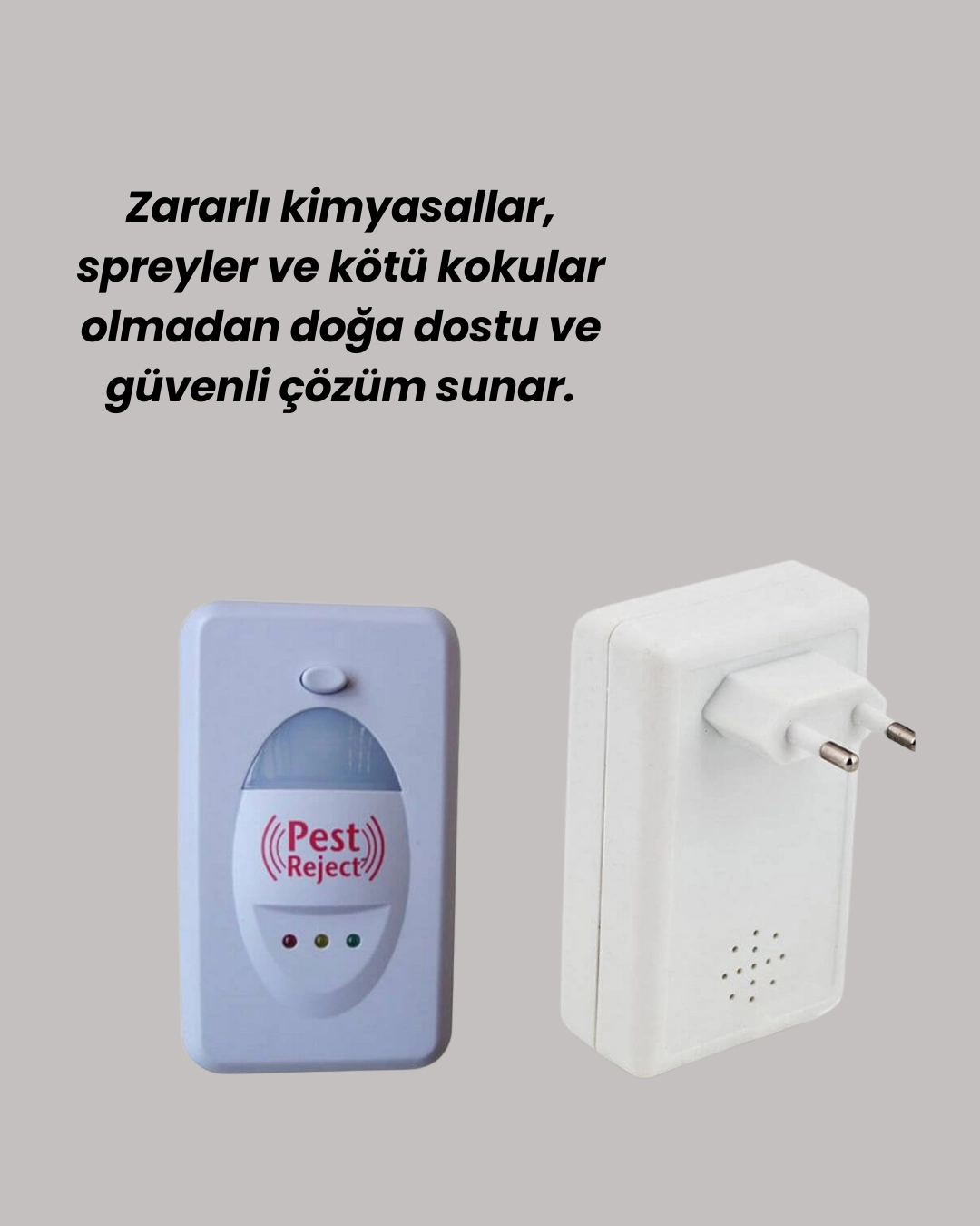 Geniş Alan Kapasiteli Sessiz Enerji Tasarruflu Haşere Kovucu ( Lisinya )