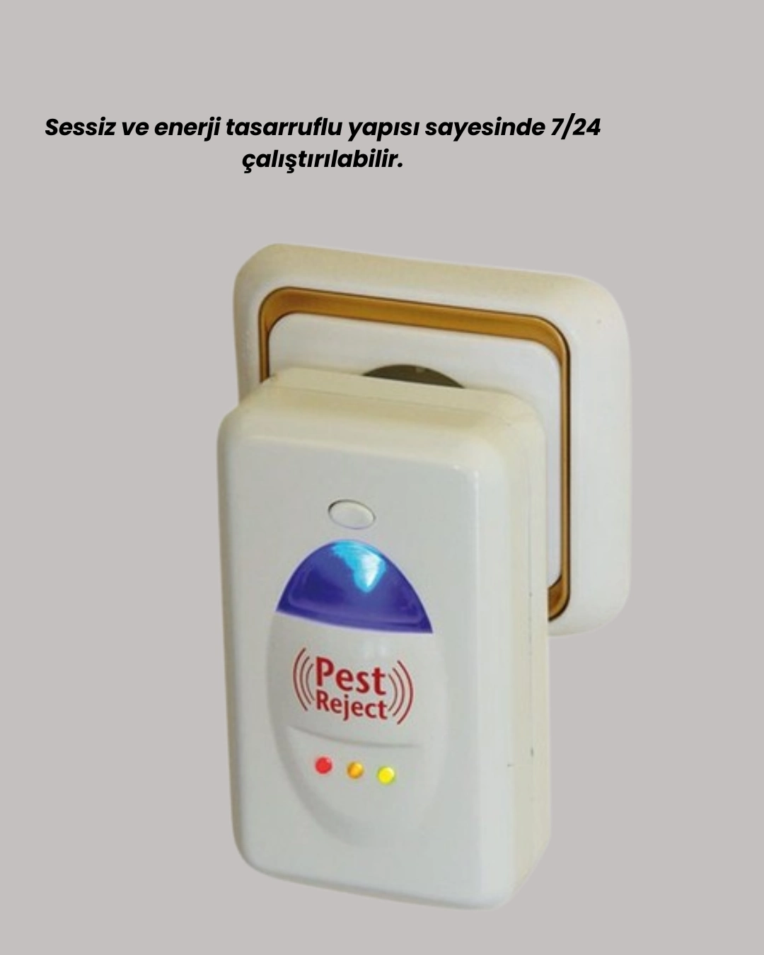 Geniş Alan Kapasiteli Sessiz Enerji Tasarruflu Haşere Kovucu ( Lisinya )