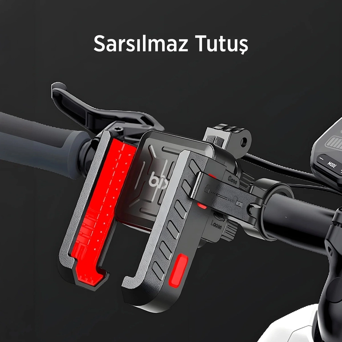 Gidon Bağlantılı 360° Derece Ayarlanabilir 3.5”-7.2” Uyumlu Motosiklet Bisiklet Telefon Tutucu ( Lisinya ) Gidon Bağlantılı 360° Derece Ayarlanabilir 3.5”-7.2” Uyumlu Motosiklet Bisiklet Telefon Tutucu ( Lisinya )