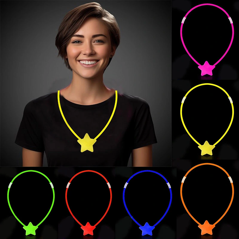 Glow Stick Yıldız Kolye ( Lisinya )