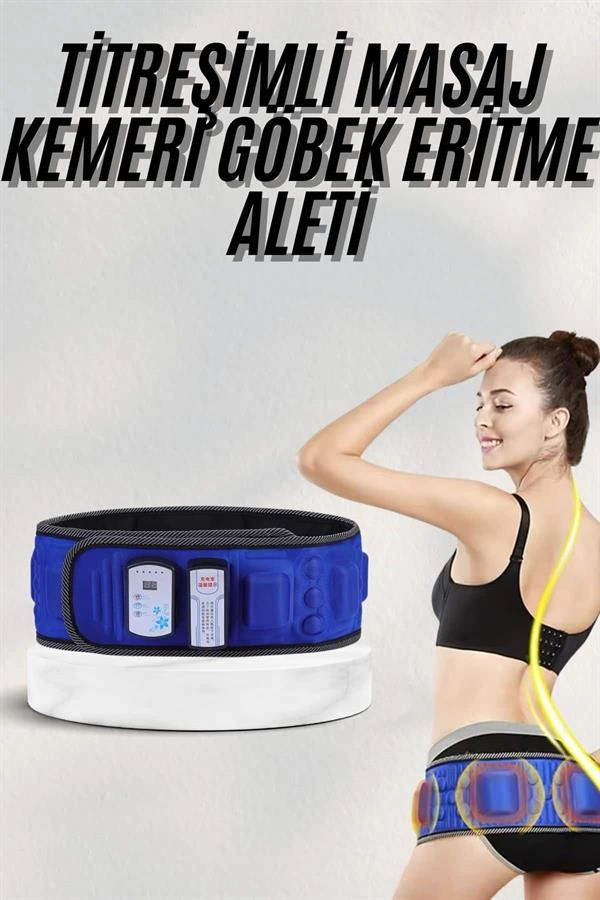Göbek Eritme Kemeri 5 Motorlu Göbek Eritme Aleti İncelme Korsesi Eritme Zayıflama ( Lisinya )