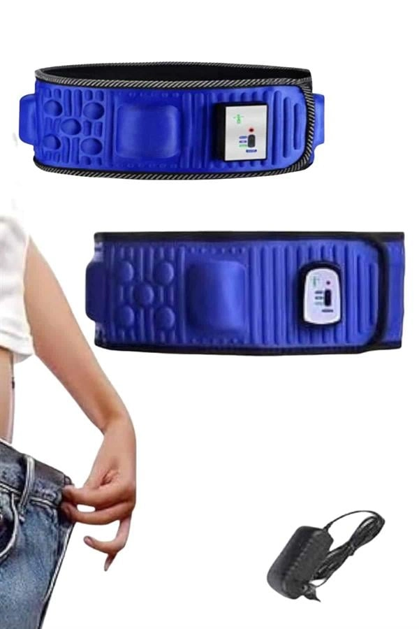 Göbek İnceltme Kemeri Kas Gevşetici Masaj Aleti Titreşimli Masaj Kemeri ( Lisinya )