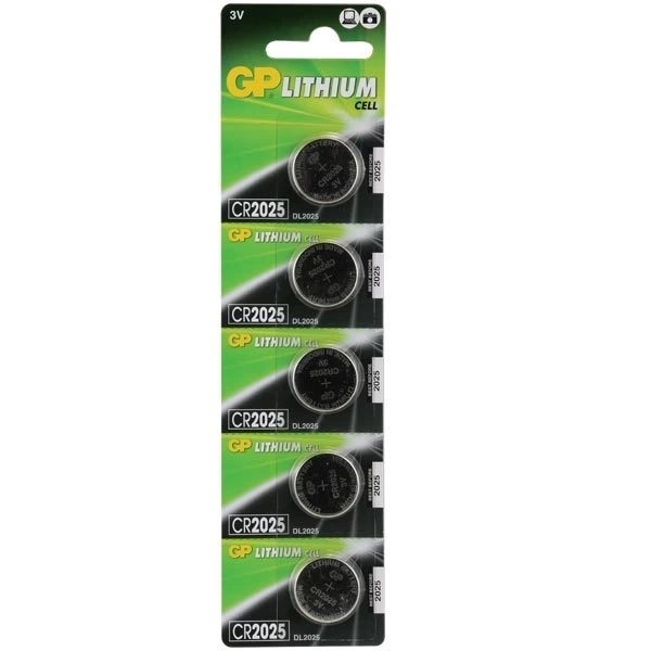 Gp Cr2025 3 V Lityum 5'li Para Pil ( Lisinya ) Gp Cr2025 3 V Lityum 5'li Para Pil ( Lisinya )