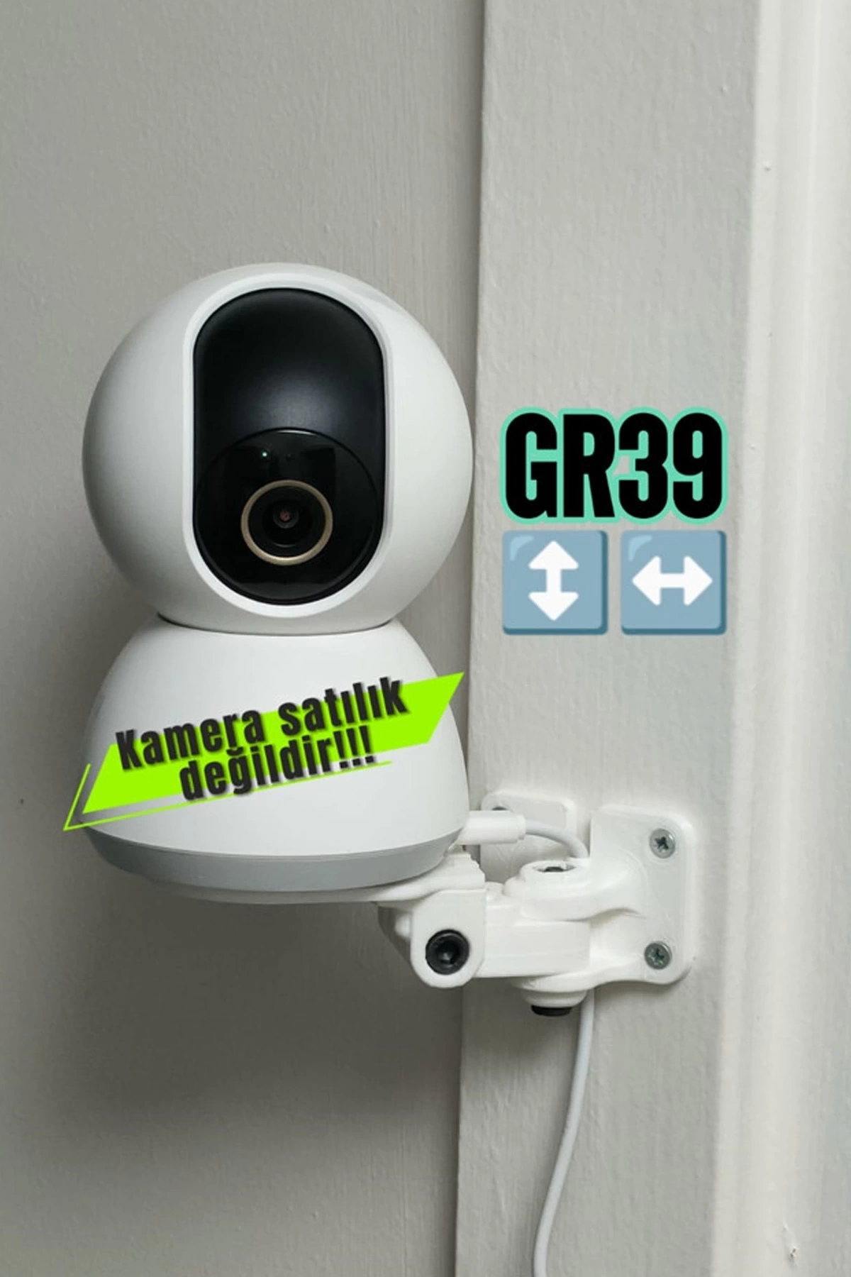 Gr39 Mi 360° Home Güvenlik Kamerası Hareketli Duvar Montaj Aparatı ( Lisinya ) Gr39 Mi 360° Home Güvenlik Kamerası Hareketli Duvar Montaj Aparatı ( Lisinya )