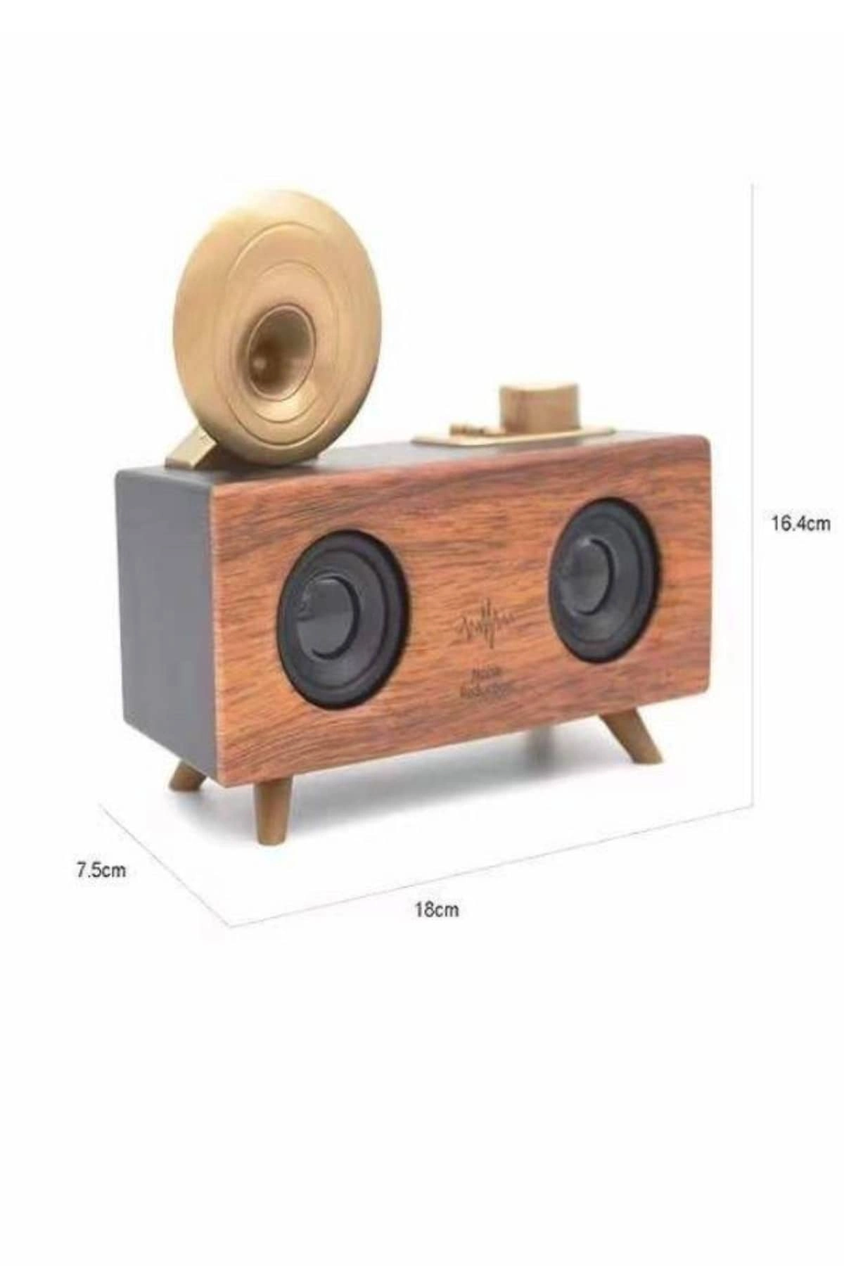 Gramafon Nostaljik Radyo Yüksek Ses Kalitesi Usb Tf Kart Aux ( Lisinya )