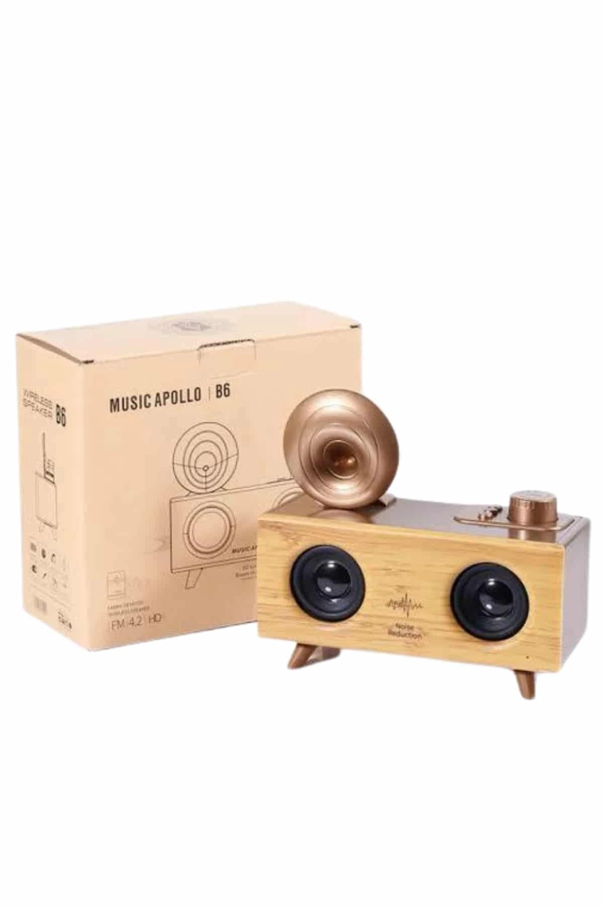 Gramafon Radyo Bluetooth Hoparlör Nostaljik Radyo Fm Radyo ( Lisinya )