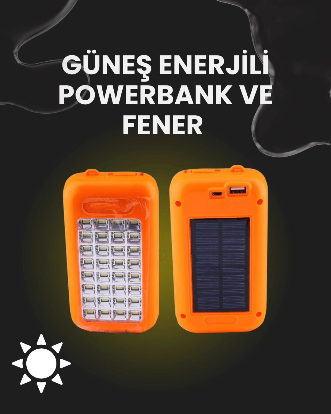 Gs-875 Güneş Enerjili Powerbank ( Lisinya )