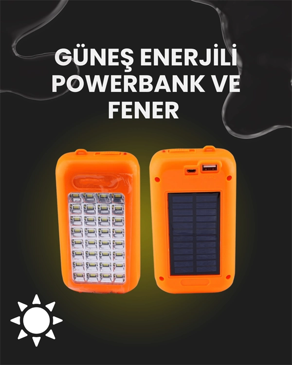 Gs-875 Güneş Enerjili Powerbank ( Lisinya )