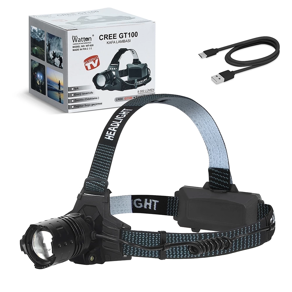 Gt100 Led Şarjlı Kafa Lambası Wt-628 ( Lisinya ) Gt100 Led Şarjlı Kafa Lambası Wt-628 ( Lisinya )