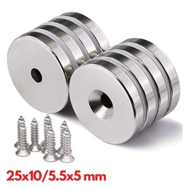 25x10-5.5x5 Mm Neodyum Mıknatıs 20 Adet, Yuvarlak,n35 Nikel Kaplamalı Kaliteli Ve Dayanıklı Ürün ( Lisinya ) 25x10-5.5x5 Mm Neodyum Mıknatıs 20 Adet, Yuvarlak,n35 Nikel Kaplamalı Kaliteli Ve Dayanıklı Ürün ( Lisinya )