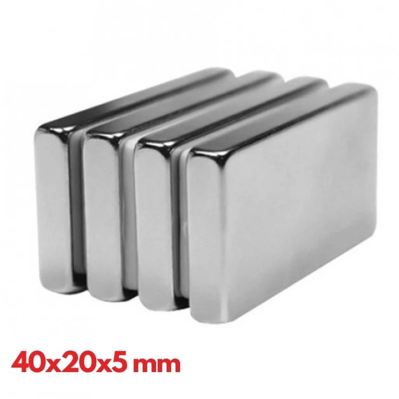 5 Adet 40x20x5 Mm Neodyum Mıknatıs , Köşeli N35 Nikel Kaplamalı Kaliteli Ve Dayanıklı Ürün ( Lisinya ) 5 Adet 40x20x5 Mm Neodyum Mıknatıs , Köşeli N35 Nikel Kaplamalı Kaliteli Ve Dayanıklı Ürün ( Lisinya )