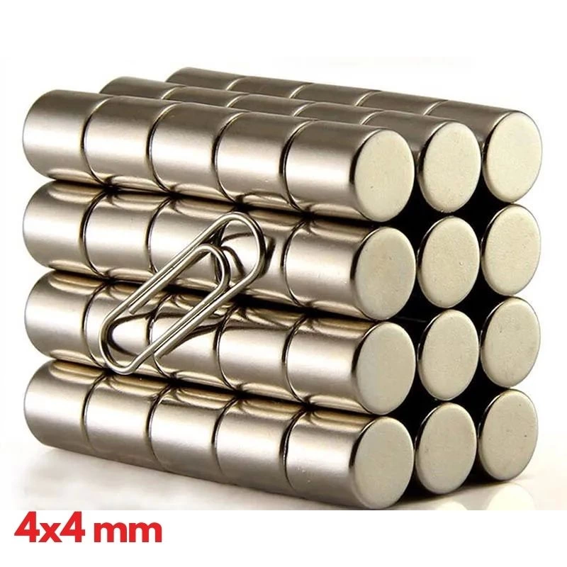 N35 4x4 Mm Neodyum Mıknatıs 500 Adet, Yuvarlak, Nikel Kaplamalı Kaliteli Ve Dayanıklı Ürün ( Lisinya ) N35 4x4 Mm Neodyum Mıknatıs 500 Adet, Yuvarlak, Nikel Kaplamalı Kaliteli Ve Dayanıklı Ürün ( Lisinya )