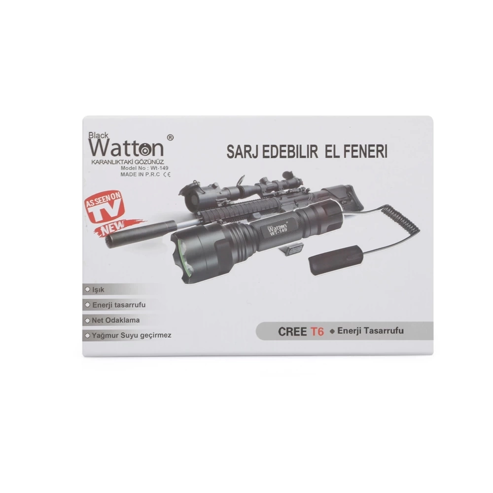 Güçlü Aparat Uyumlu Şarjlı Fener Wt-149 ( Lisinya ) Güçlü Aparat Uyumlu Şarjlı Fener Wt-149 ( Lisinya )