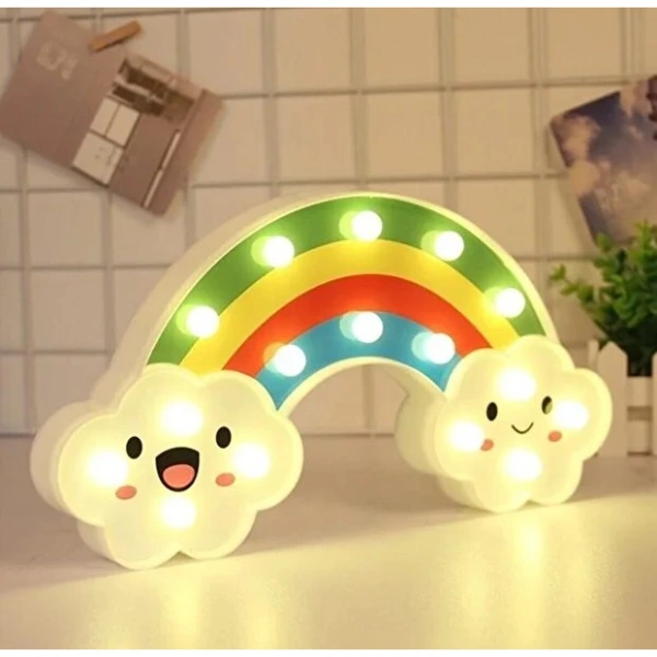 Gülen Bulutlu Gökkuşağı Led Gece Lambası ( Lisinya ) Gülen Bulutlu Gökkuşağı Led Gece Lambası ( Lisinya )