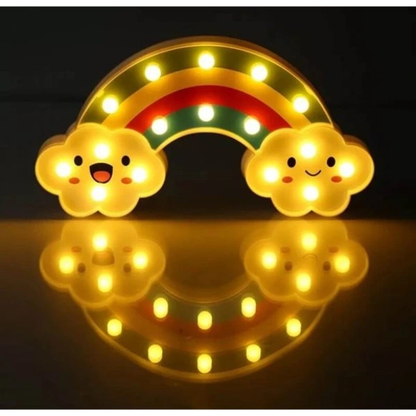 Gülen Bulutlu Gökkuşağı Led Gece Lambası ( Lisinya ) Gülen Bulutlu Gökkuşağı Led Gece Lambası ( Lisinya )
