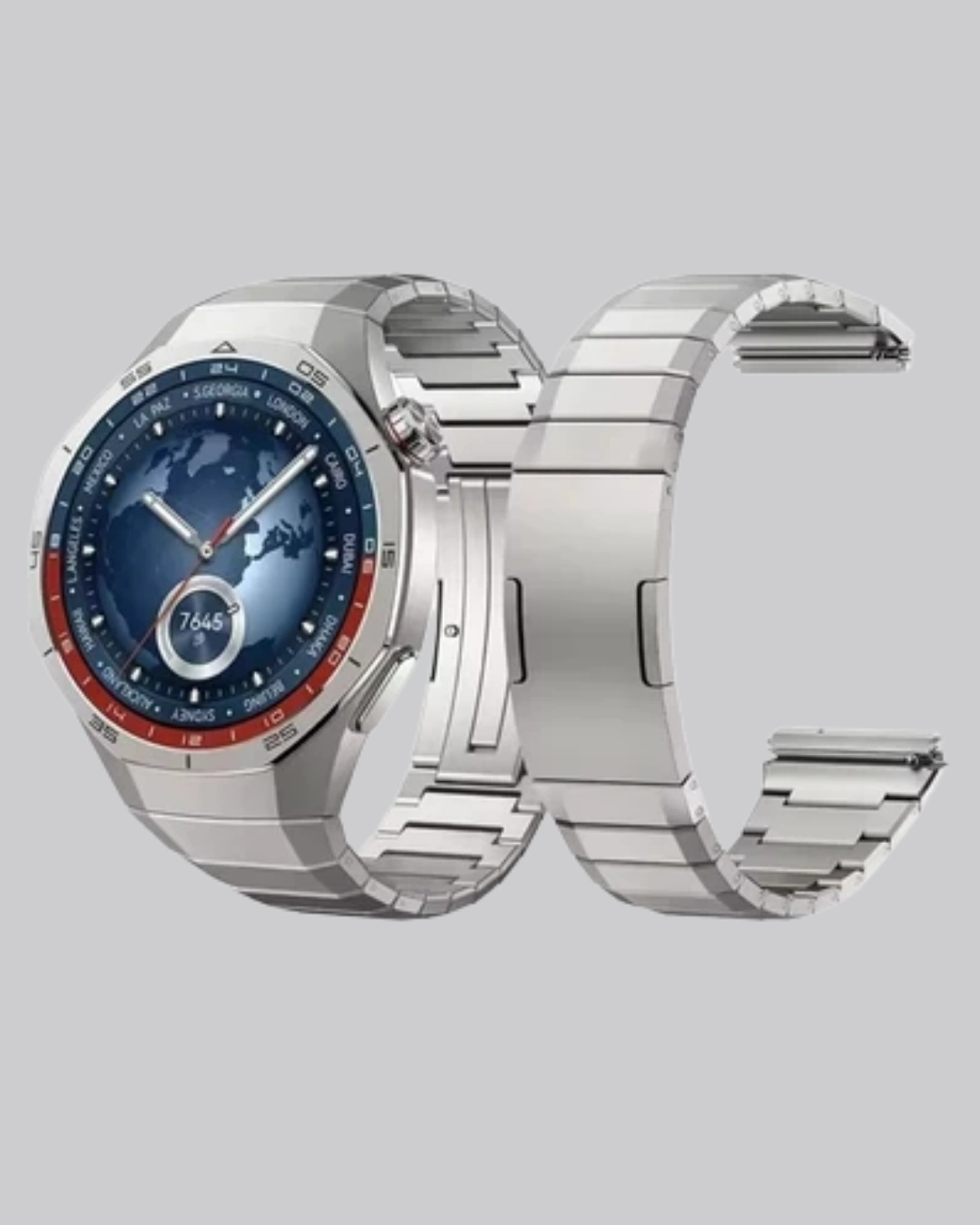 Gümüş Akıllı Saat 46mm Kasa ( Lisinya )