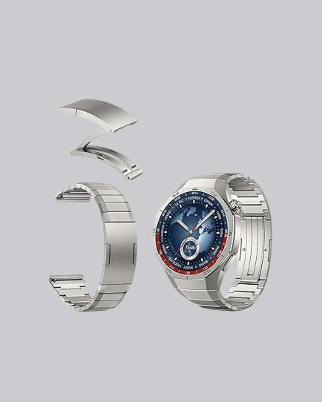 Gümüş Akıllı Saat 46mm Kasa ( Lisinya )