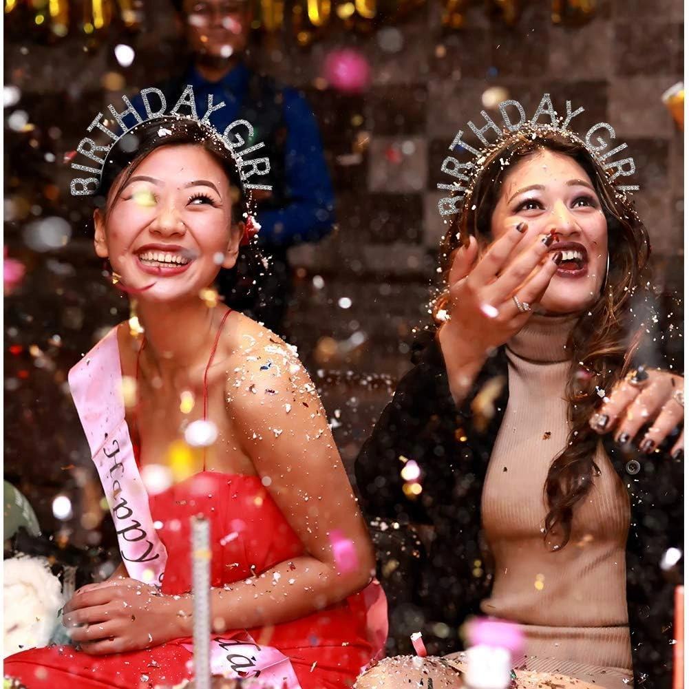 Gümüş Kristal Taşlı Birthday Girl Tacı ( Lisinya ) Gümüş Kristal Taşlı Birthday Girl Tacı ( Lisinya )