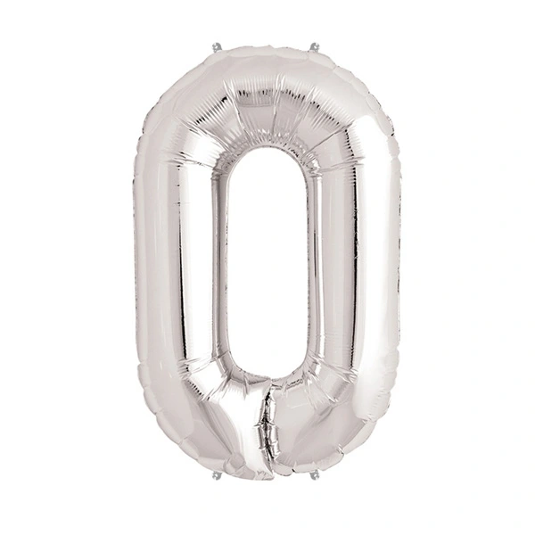 Gümüş Rengi Folyo Rakam Balon 1 Metre ( Lisinya ) Gümüş Rengi Folyo Rakam Balon 1 Metre ( Lisinya )