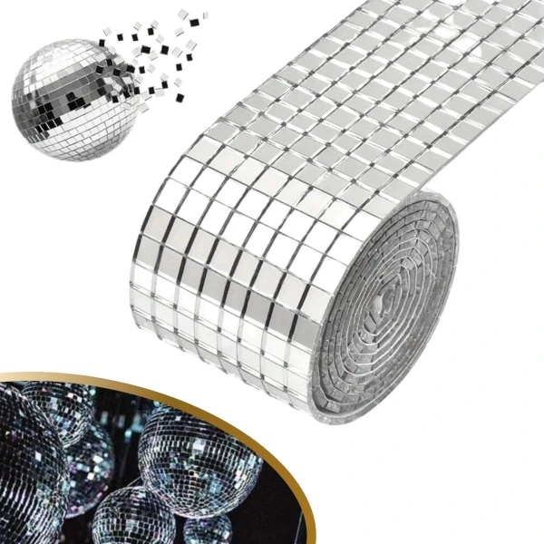 Gümüş Renk Aynalı Dekor Bandı Kendinden Yapışkanlı 1 Metre X 4 Cm ( Lisinya ) Gümüş Renk Aynalı Dekor Bandı Kendinden Yapışkanlı 1 Metre X 4 Cm ( Lisinya )