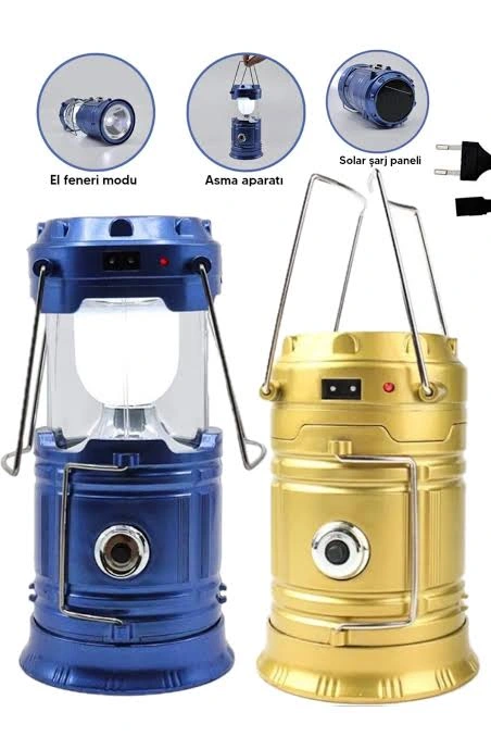 Güneş Enerjili Çok Fonksiyonlu Kamp Feneri ( Lisinya ) Güneş Enerjili Çok Fonksiyonlu Kamp Feneri ( Lisinya )