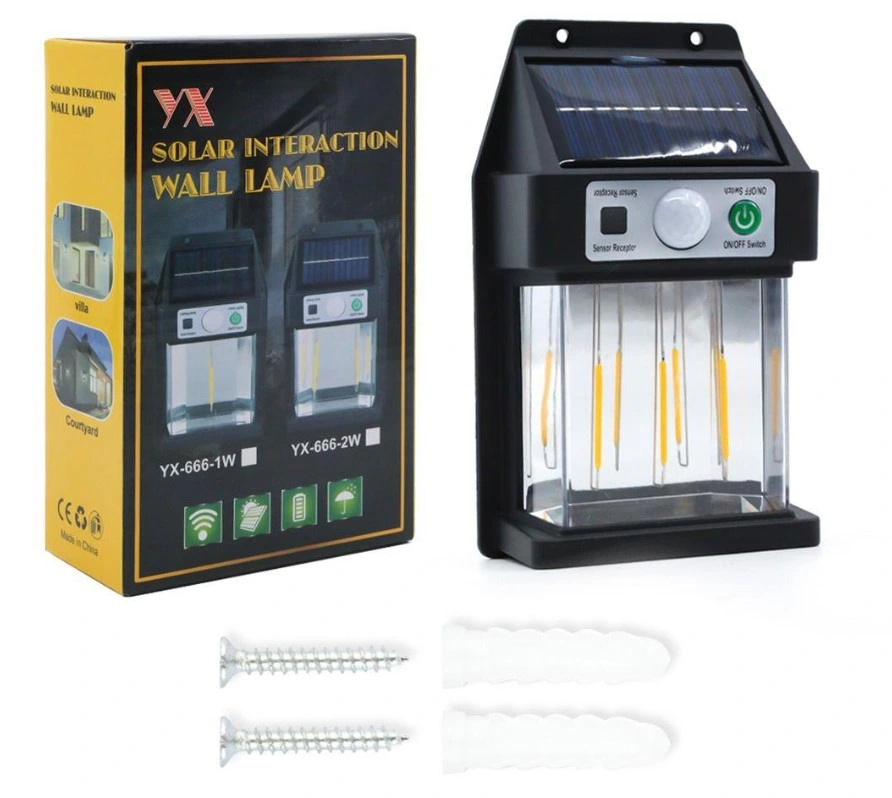 Güneş Enerjili Hareket Sensörlü Duvar Lambası ( Lisinya ) Güneş Enerjili Hareket Sensörlü Duvar Lambası ( Lisinya )