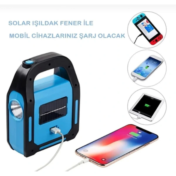 Güneş Enerjili Işıldak Ve Powerbank Özellikli Kamp Lambası ( Lisinya ) Güneş Enerjili Işıldak Ve Powerbank Özellikli Kamp Lambası ( Lisinya )