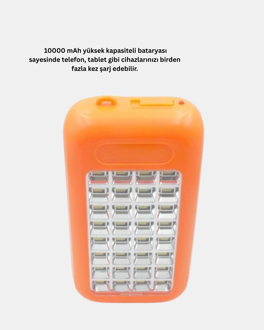 Güneş Enerjili Powerbank 10000 Mah Led Işıklı ( Lisinya ) Güneş Enerjili Powerbank 10000 Mah Led Işıklı ( Lisinya )
