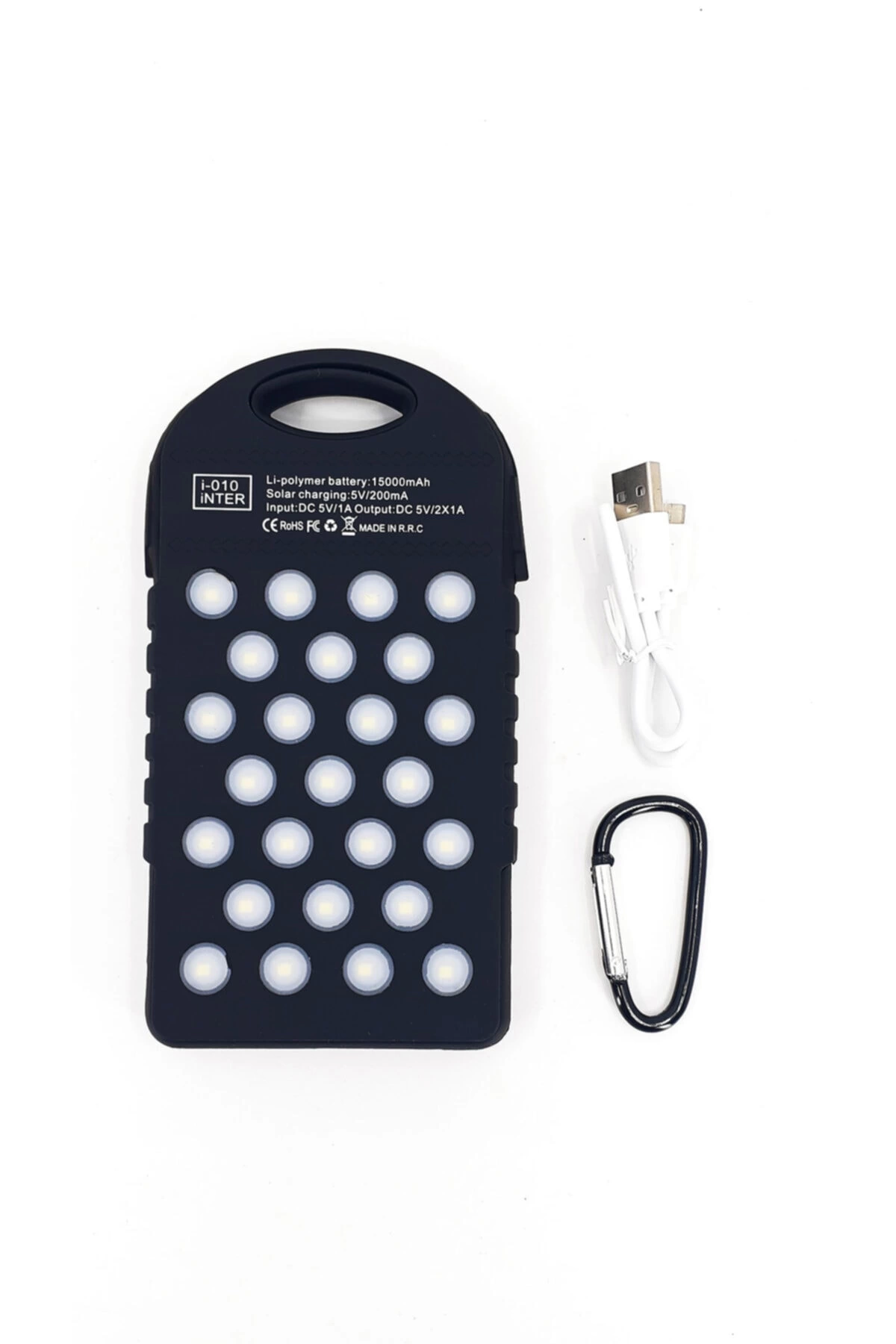Güneş Enerjili Işıklı Solar Taşınabilir Usb Girişli Şarj Cihazı Powerbank 15000 Mah ( Lisinya ) Güneş Enerjili Işıklı Solar Taşınabilir Usb Girişli Şarj Cihazı Powerbank 15000 Mah ( Lisinya )