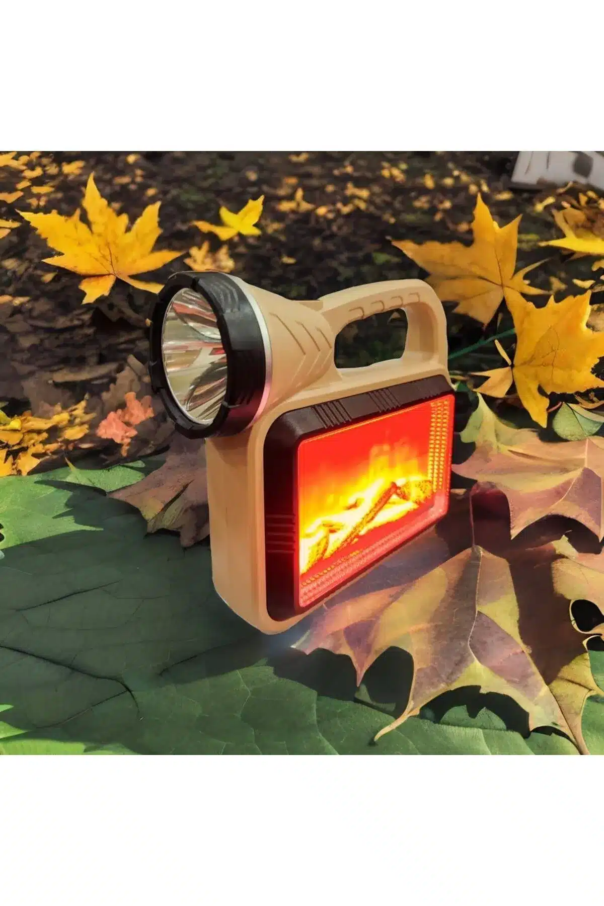 Güneş Enerjili Şömineli Çok Fonksiyonlu Çift Işık Kaynağı Usb Şarjlı Solar El Feneri ( Lisinya ) Güneş Enerjili Şömineli Çok Fonksiyonlu Çift Işık Kaynağı Usb Şarjlı Solar El Feneri ( Lisinya )