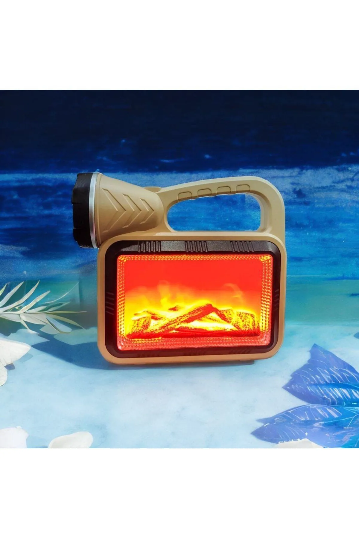 Güneş Enerjili Şömineli Çok Fonksiyonlu Çift Işık Kaynağı Usb Şarjlı Solar El Feneri ( Lisinya ) Güneş Enerjili Şömineli Çok Fonksiyonlu Çift Işık Kaynağı Usb Şarjlı Solar El Feneri ( Lisinya )