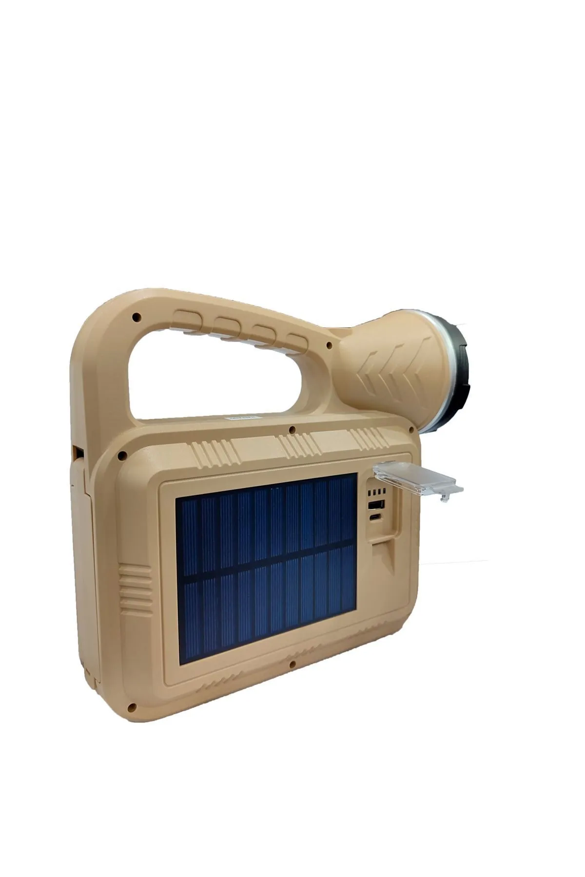 Güneş Enerjili Şömineli Çok Fonksiyonlu Çift Işık Kaynağı Usb Şarjlı Solar El Feneri ( Lisinya ) Güneş Enerjili Şömineli Çok Fonksiyonlu Çift Işık Kaynağı Usb Şarjlı Solar El Feneri ( Lisinya )