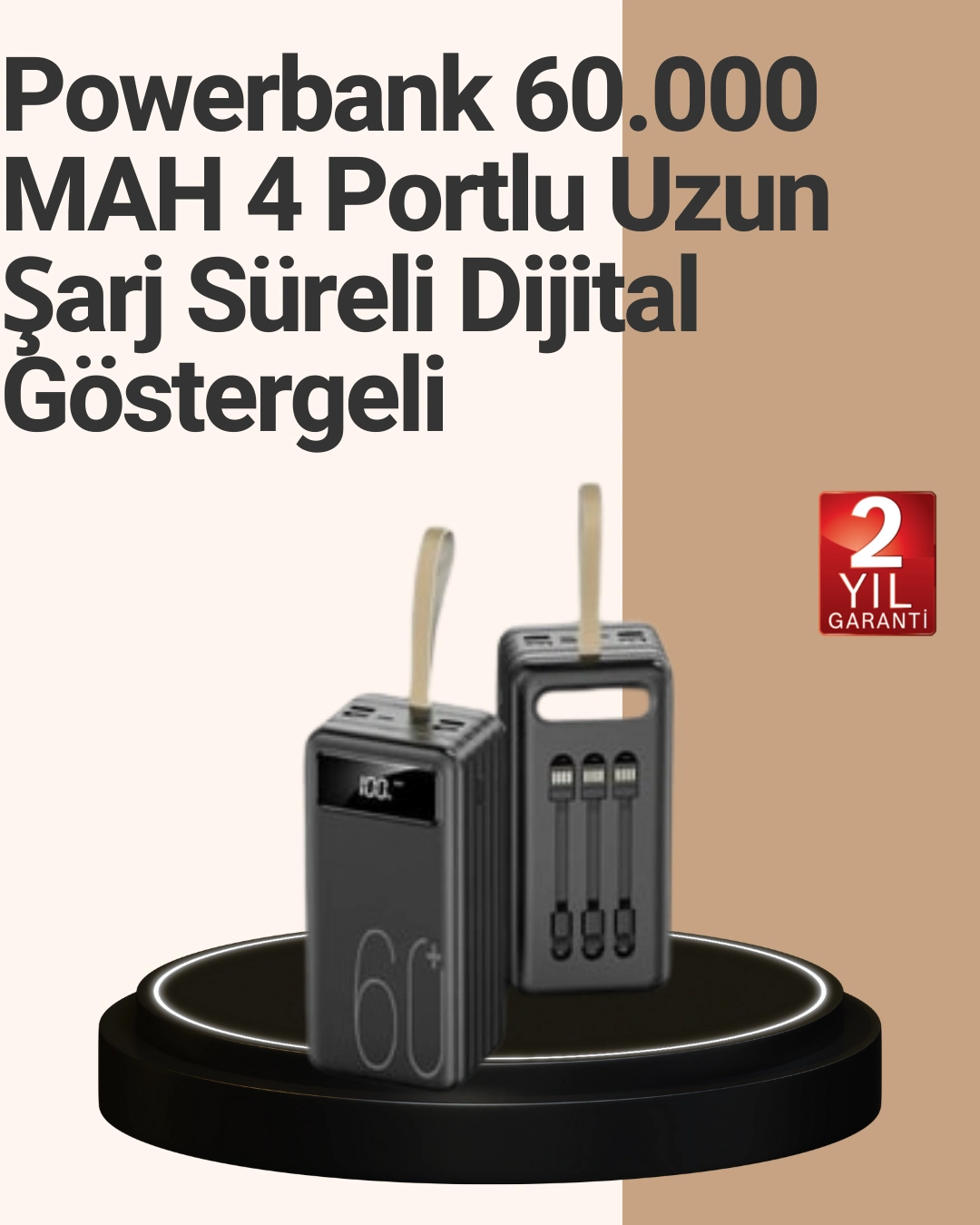Güvenlik Korumalı Hızlı Şarj Özellikli Powerbank ( Lisinya )
