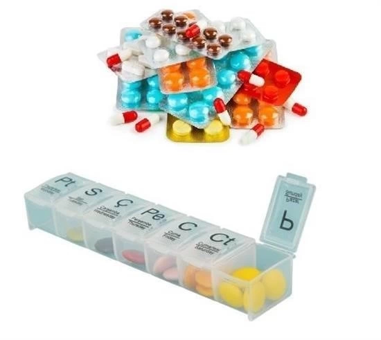 Haftalık Günlük İlaç Saklama Kutusu 7 Günlük İlaç Saklama Kabı ( Lisinya ) Haftalık Günlük İlaç Saklama Kutusu 7 Günlük İlaç Saklama Kabı ( Lisinya )