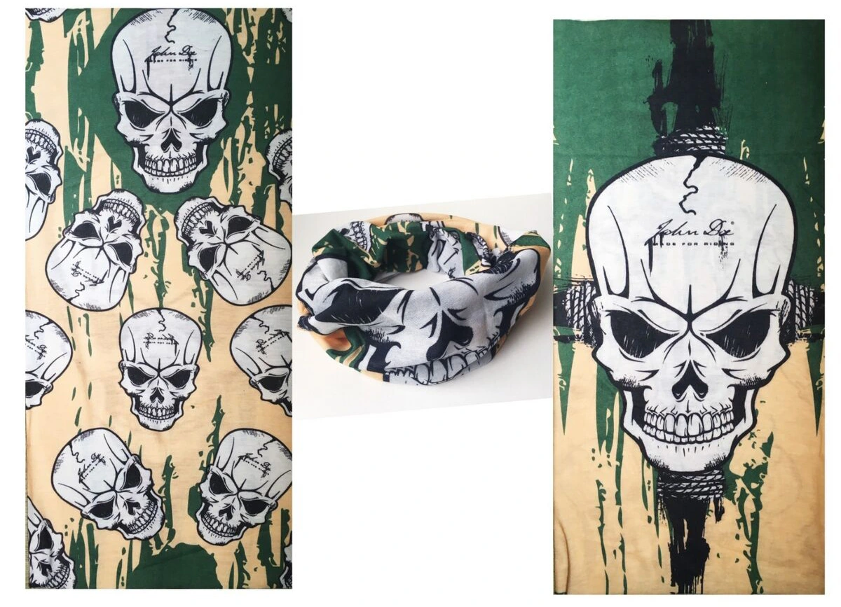 Haki Kuru Kafa Baskılı Buff Bandana 25x48 Cm ( Lisinya ) Haki Kuru Kafa Baskılı Buff Bandana 25x48 Cm ( Lisinya )