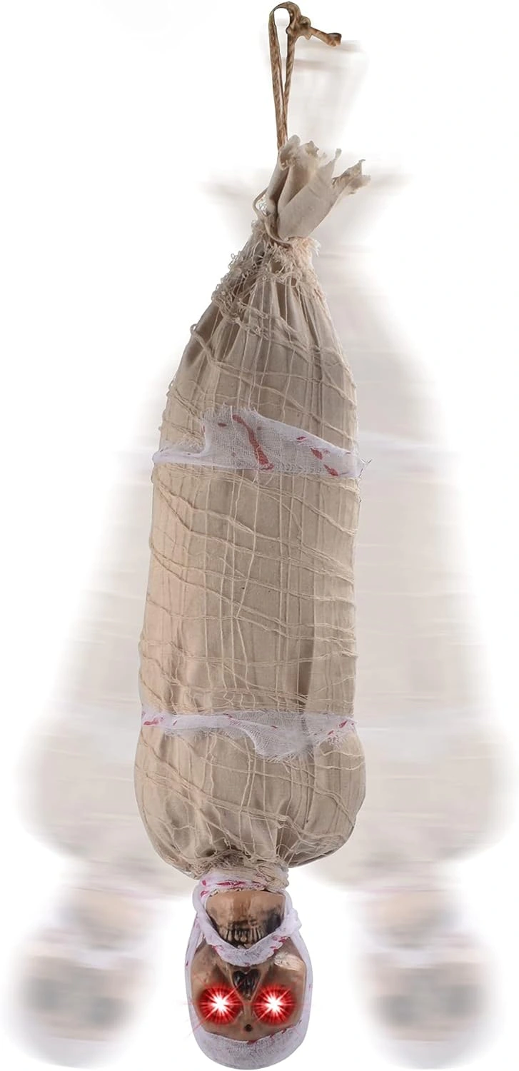 Halloween Sensörlü Işıklı Hareketli Mumya ( Lisinya )