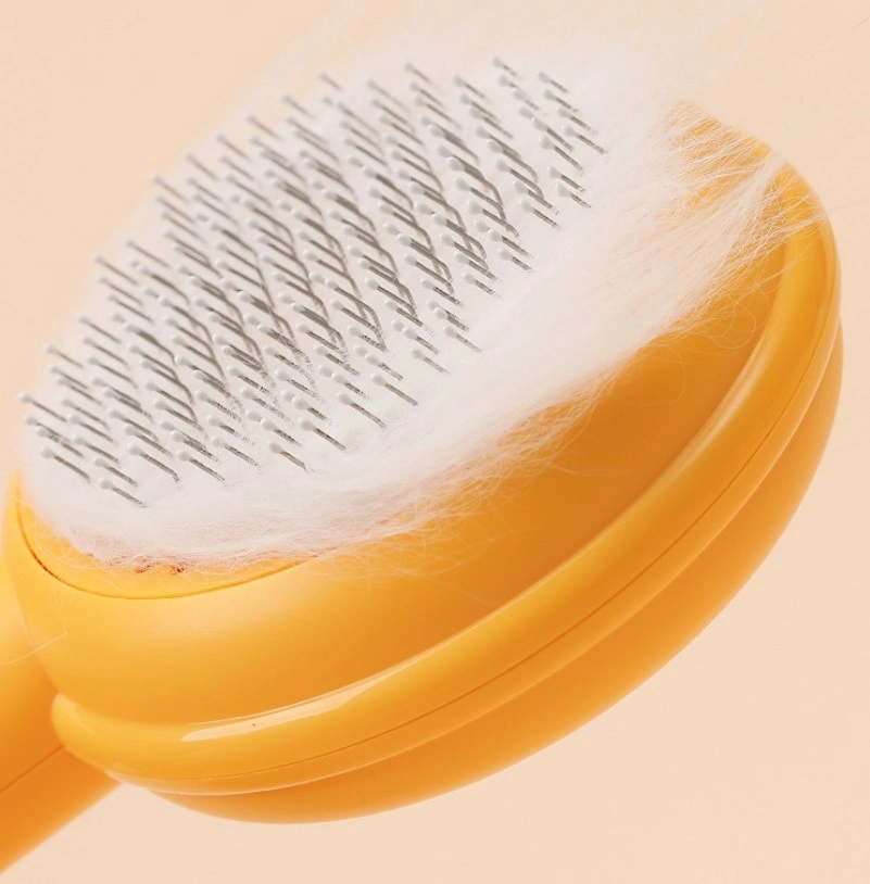 Hamburger Şekilli Otomatik Temizlenen Evcil Hayvan Tarağı ( Lisinya )