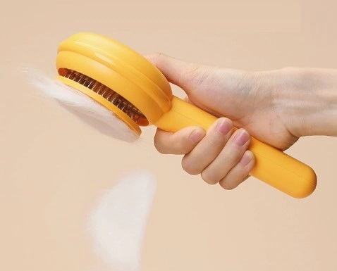 Hamburger Şekilli Otomatik Temizlenen Evcil Hayvan Tarağı ( Lisinya )